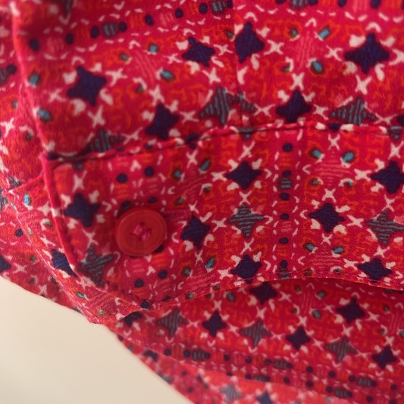 TALBOTS Petites/ V Neck/Faux Hidden Buttons/Long Sleeve - Picture 4 of 7